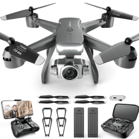 2026 V14 Professional Drone 6K HD Dual Camera Wifi FPV Portable RC Quadcopter 2 BATTERY