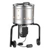 Chicken Plucker Machine, 15.7 in Drum, 550W & 275RPM Electric Chicken Plucking Machine with 114 Soft Fingers & Transport Wheels