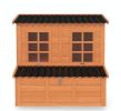39' Wooden Chicken Coop with Nesting Box Pull out Tray Waterproof Roof for 2 to 4 Chickens And Rabbits Outdoor Coop
