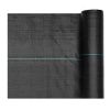 Weed Barrier Fabric Heavy Duty, 1.4x50FT 3.2oz Landscape Fabric, Woven Weed Blocker Fabrics, Garden Fabrics Weeds Barrier, Weeds Control Ground Cover