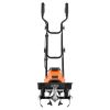 Corded Electric Tiller, 14 Inch Tilling Width Garden Rototiller, 10-Amp Motor Heavy-Duty Tilling Machine