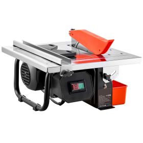 Wet Tile Saw, 7-inch 65Mn Steel Blade, 3500 RPM Induction Motor, Tile Cutter Wet Saw with Water Reservoir