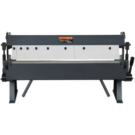 Box and Pan Brake, 24-Inch, 0-130 Degrees Sheet Metal Bending Brake, Portable Metal Bender with 20 Gauge Low Carbon Steel 14 Gauge Aluminum Capac