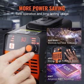 Stick Welder, 160A ARC/Lift TIG 2-IN-1 Welding Machine with IGBT Inverter 110V/220V Portable MMA Welder Machine with Hot Start