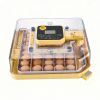 48 Egg Incubator, Automatic Egg Turner with LED Candler, Temperature Display & Auto Humidity Control, 360° View Clear Window