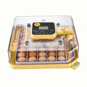 48 Egg Incubator, Automatic Egg Turner with LED Candler, Temperature Display & Auto Humidity Control, 360° View Clear Window