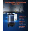 Chicken Plucker Machine, 19.7 in Drum, 750W & 275RPM Electric Chicken Plucking Machine with 98 Soft Fingers & Transport Wheels