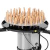 Chicken Plucker Machine, 15.7 in Drum, 550W & 275RPM Electric Chicken Plucking Machine with 114 Soft Fingers & Transport Wheels