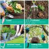 Aluminum Alloy Gardening Hand Tools 13-Piece Set, Multi-Function Garden Kit with Oxford Carry Bag, Plant Tags, Pruning Shears for Planting