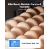 400 Egg Incubator, Poultry Incubator Cabinet with Automatic Eggs Turning, Temperature & Humidity Control, Heating & Cooling Egg Hatcher