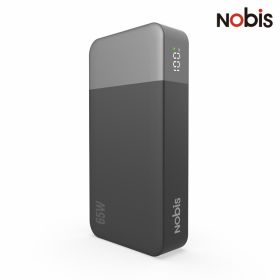 NOBIS 65W Portable Charger 20000mAh Fast Charging Power Bank for Laptop and Phone (Color: Black)