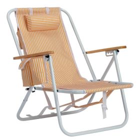 Beach Chair with Space-Saving 24 Inches (Option: Default Title)